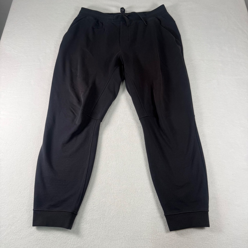 Lululemon City Sweat Jogger Mens XL Black Cotton Lycra Stretch Gorpcore Athletic